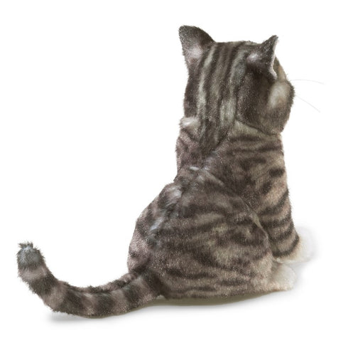 FOLKMANIS PUPPETS - Mini Tabby Cat Finger Puppet